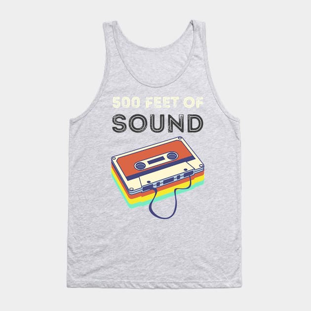 500 Feet Of Sound Tank Top by CF.LAB.DESIGN